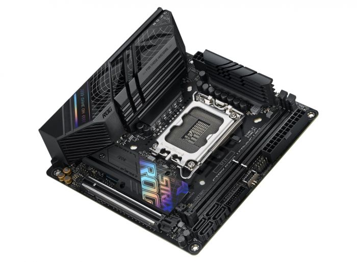 Материнcька плата ASUS ROG STRIX B760-I GAMING WIFI s1700 B760 2xDDR5 M.2 HDMI DP Wi-Fi BT mITX