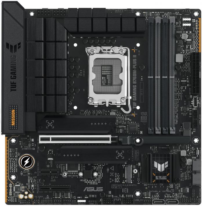 Материнcька плата ASUS TUF GAMING B760M-PLUS II s1700 B760 4xDDR5 M.2 HDMI DP mATX