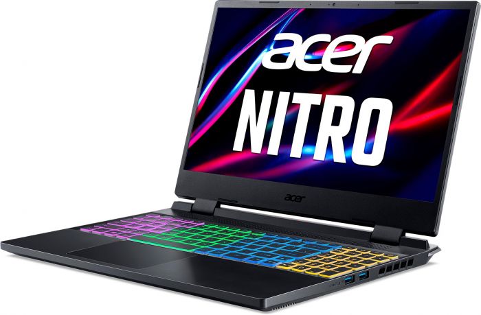 Ноутбук Acer Nitro 5 AN515-58 15.6" FHD IPS, Intel i7-12650H, 16GB, F1TB, NVD4060-8, Lin, чорний