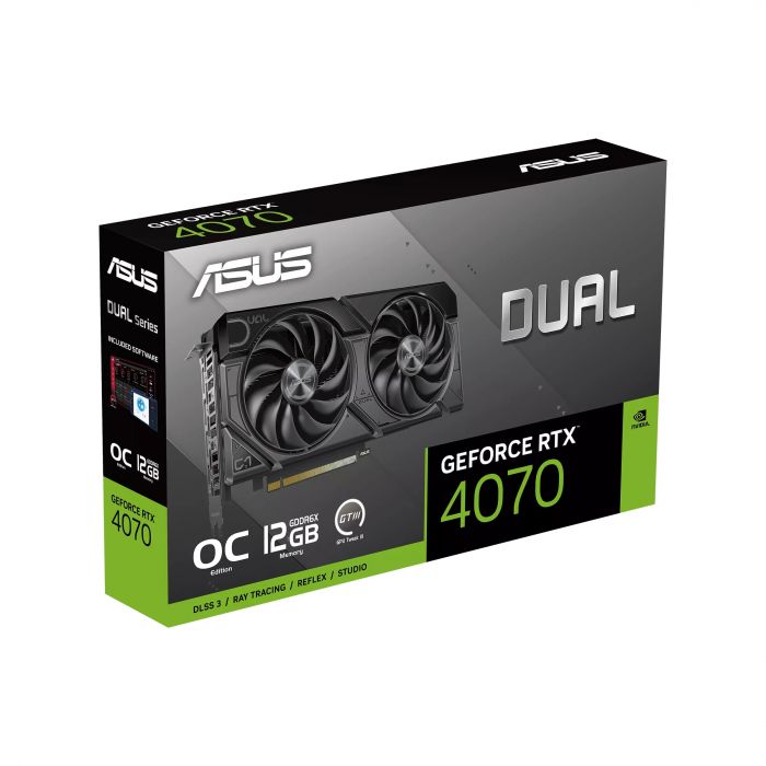 Відеокарта ASUS GeForce RTX 4070 12GB GDDR6X EVO DUAL-RTX4070-O12G-EVO