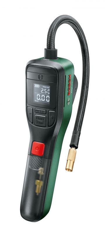 Насос акумуляторний Bosch EasyPump, 3.6 В, 3 Ач, 10.3 бар, 10 л/хв, 0.4кг (компресор автомобільний)