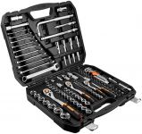 Набір інструментів Neo Tools, 126шт, 1/2", 1/4", 3/8", CrV, кейс