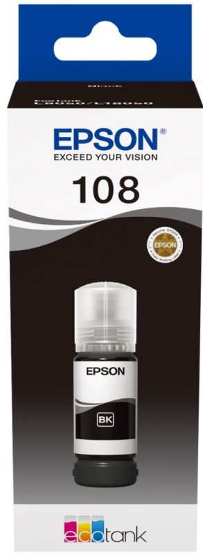 Контейнер з чорнилом Epson 108 EcoTank L8050/L18050 black