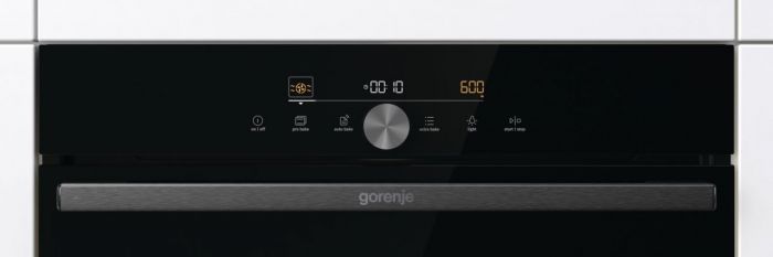 Духова шафа Gorenje електрична компактна, 50л, A+, дисплей, ф-ція мікрохвиль, чорний