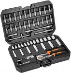 Набір інструментів Neo Tools, Набір торцевих головок, 53шт, 1/4", CrV, кейс
