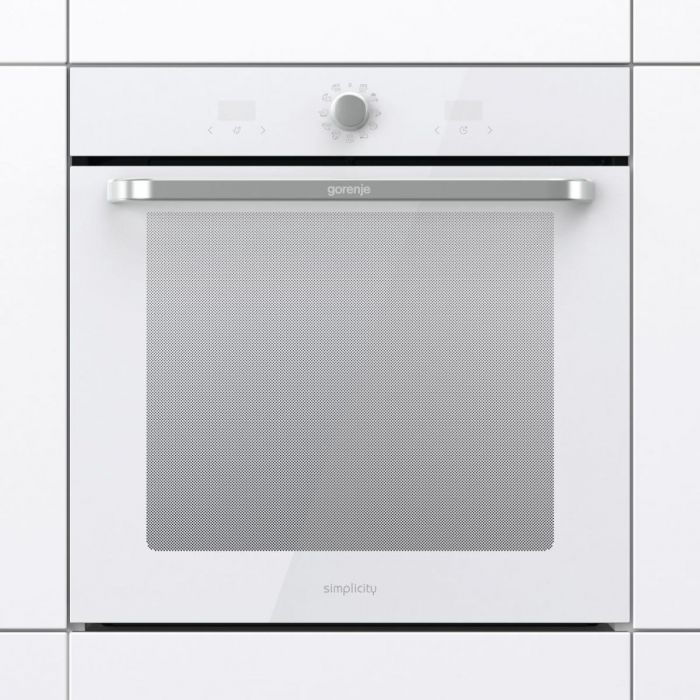 Духова шафа Gorenje електрична, 77л, A, пара, дисплей, макс.темпер.-300,  білий