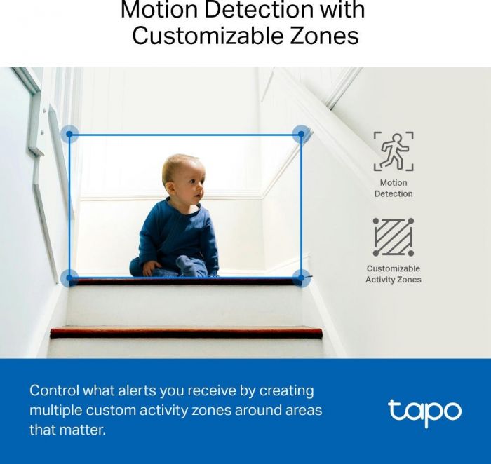 IP-Камера TP-LINK Tapo C220 4MP N300 microSD motion detection