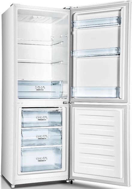Холодильник з нижн. мороз. камерою Gorenje, 161х55х56см, 2 двері, 160(78)л, А++, механіч.  упр. , Зона св-ті, Білий