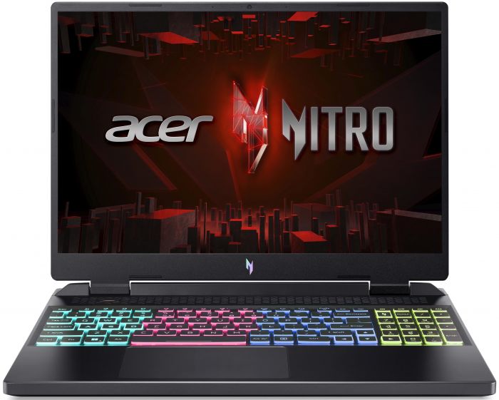 Ноутбук Acer Nitro 16 AN16-41 16" WUXGA IPS, AMD R7-7735HS, 16GB, F512GB, NVD4050-6, Lin, чорний