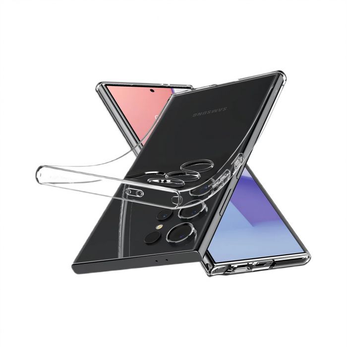 Чохол Spigen для Samsung Galaxy S24 Ultra, Crystal Flex, Crystal Clear