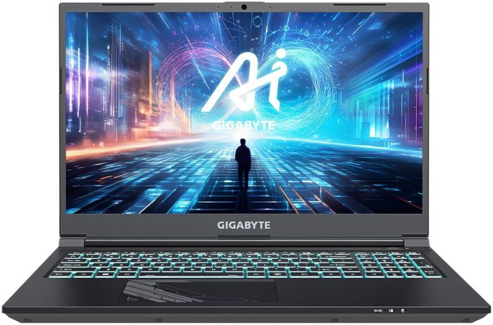 Ноутбук Gigabyte G5 MF 15.6 FHD 144Hz, intel i7-13620H, 16GB, F1TB, NVD4050-6, DOS, чорний