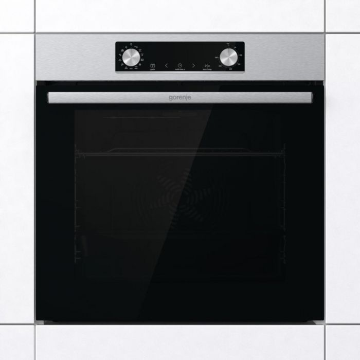 Духова шафа Gorenje електрична, 77л, A+, дисплей, IconLed, нерж