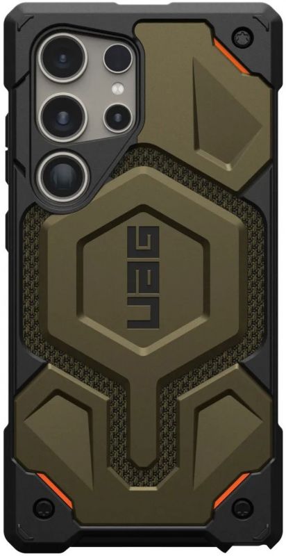 Чохол UAG для Samsung Galaxy S24 Ultra, Monarch, Kevlar Element Green