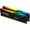 Пам'ять ПК Kingston DDR5 64GB KIT (32GBx2) 5600 FURY Beast RGB