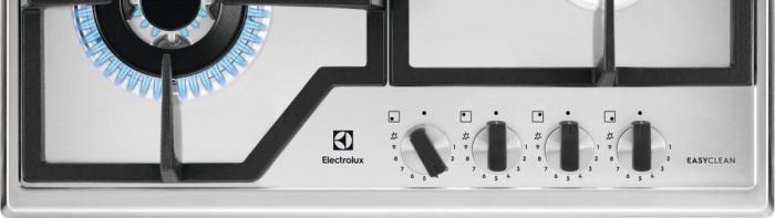 Варильна поверхня Electrolux газова, 60см, чавун, нерж