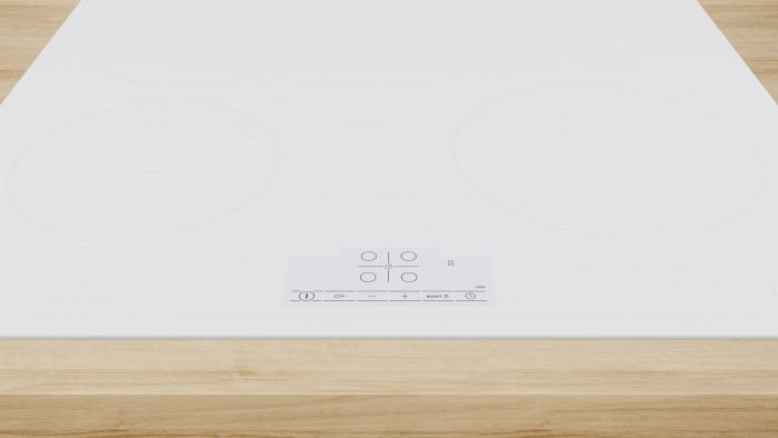 Варильна поверхня Bosch індукційна, 60см, розширена зона, білий