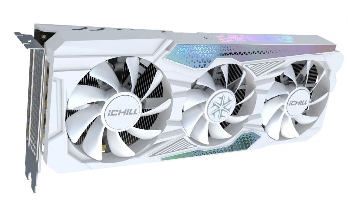 Відеокарта INNO3D GeForce RTX 4060 Ti 8GB GDDR6 ICHILL X3 WHITE білий