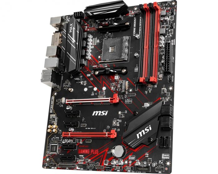 Материнcька плата MSI B450 GAMING PLUS MAX sAM4 B450 4xDDR4 HDMI DVI ATX