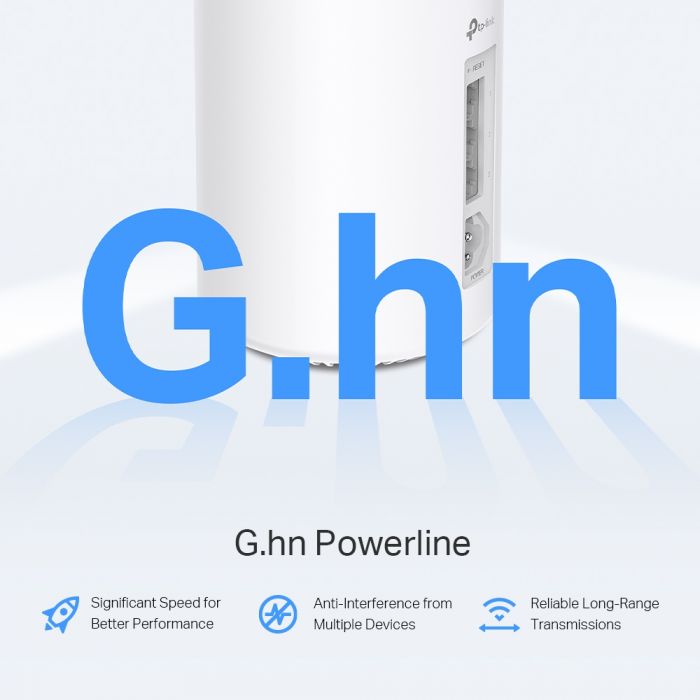 Система WiFi-Mesh TP-LINK Deco PX50 AX3000, 3xGE LAN/WAN, 3 мод, Powerline G1500