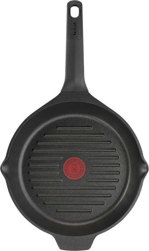 Сковорода Гриль Tefal Robusto, 26см, алюміній, бакеліт, чорний