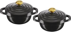 Набір посуду Tefal Air, 4предмети, алюміній, чорний