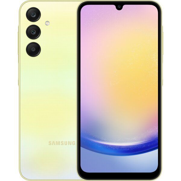 Смартфон Samsung Galaxy A25 5G (A256) 6.5" 6/128ГБ, 2SIM, 5000мА•год, жовтий