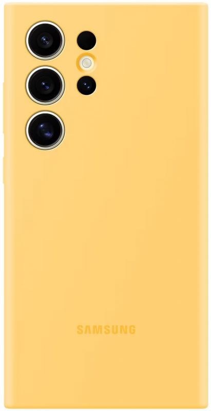 Чохол Samsung для Galaxy S24 Ultra (S928), Silicone Case, жовтий
