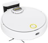 Робот-пилосос Karcher RCV 3, 400Вт, h=9.4см, вологе прибирання, конт пил -0.5л, вода -0.17л, автон. робота до 120хв, вага-3.7кг, НЕРА, білий