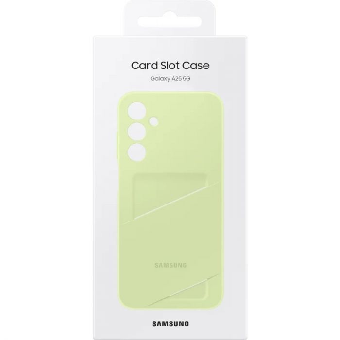 Чохол Samsung для Galaxy A25 (A256), Card Slot Case, лаймовий