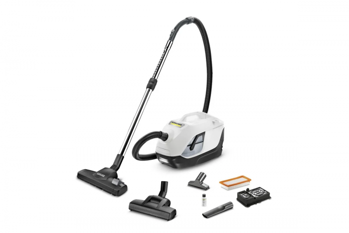 Пилосос Karcher миючий DS 6 Plus, 650Вт, конт пил -0.6л, вода -2 л, НЕРА, білий