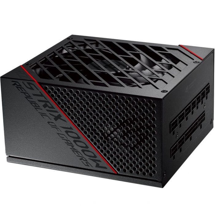 Блок живлення ASUS ROG STRIX (1000W), >90%, 80+ Gold, 135мм, 1xMB 24pin(20+4), 2xCPU 8pin(4+4), 8xMolex, 8xSATA, 6xPCIe 8pin(6+2), Fully Modular, ROG-STRIX-1000G