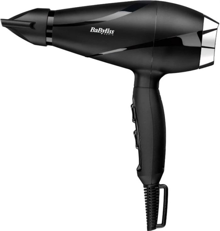 Фен Babyliss Shine Pro, 2200Вт, 2 режими, дифузор, іоніз-я, хол. обдув, чорний
