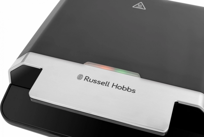 Сендвічмейкер Russell Hobbs, 750Вт, 1 пластина-сендвіч, корпус-пластик, чорний