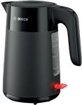 Електрочайник Bosch 1.7л, пластик, чорний