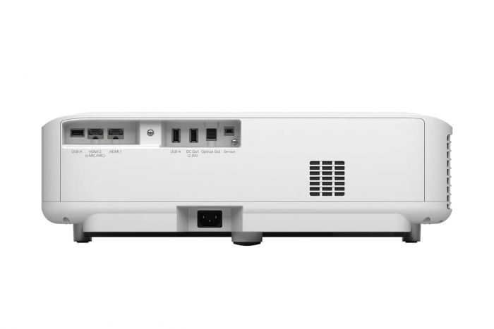 Проєктор домашнього кінотеатру Epson EH-LS650W UHD, 3600 lm, LASER, 0.25, WiFi, Android TV, білий