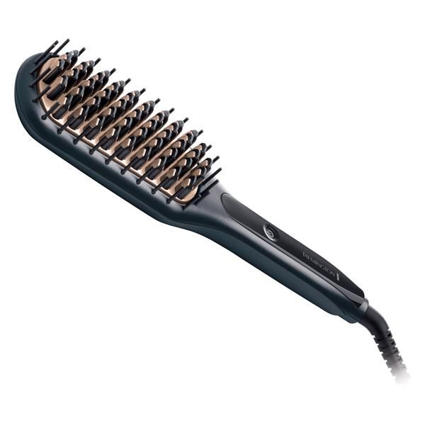 Щітка-випрямляч Remington Straight Brush, 62Вт, темп.режимів-3, 150-230С, іонізація, кераміка, сірий