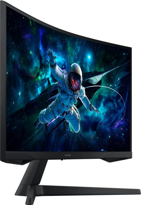 Монітор Samsung 27" Odyssey G55C 2xHDMI, DP, VA, 2560x1440, 165Hz, 1ms