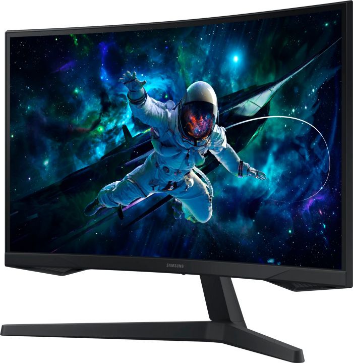 Монітор Samsung 27" Odyssey G55C 2xHDMI, DP, VA, 2560x1440, 165Hz, 1ms