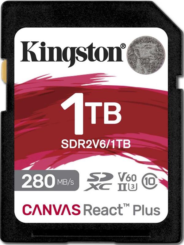 Карта пам'яті Kingston SD 1TB C10 UHS-II U3 R280/W150MB/s