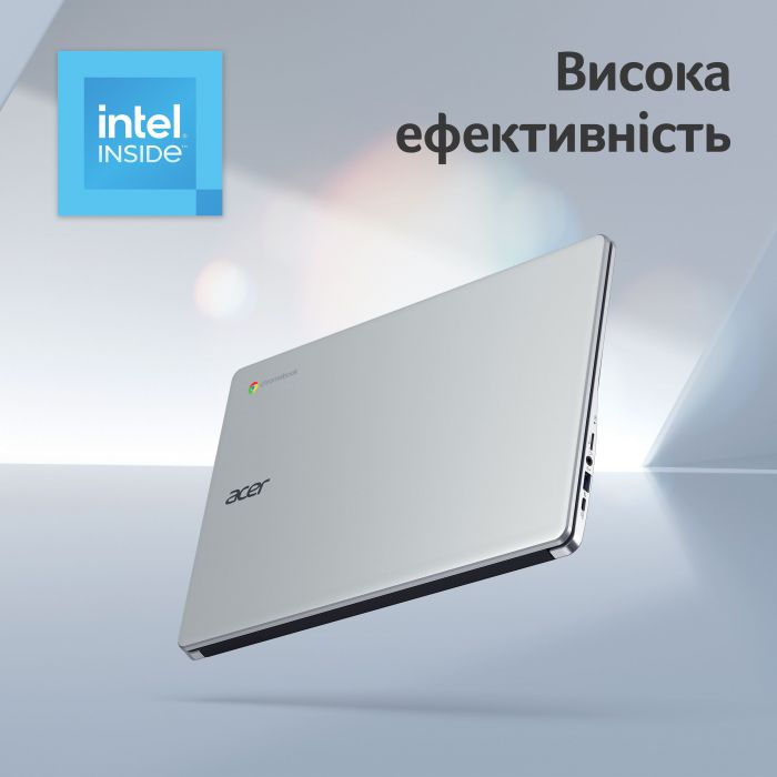 Ноутбук Acer Chromebook CB315-5H 15" FHD IPS, Intel C N100, 8GB, F128GB, UMA, ChromeOS, сріблястий