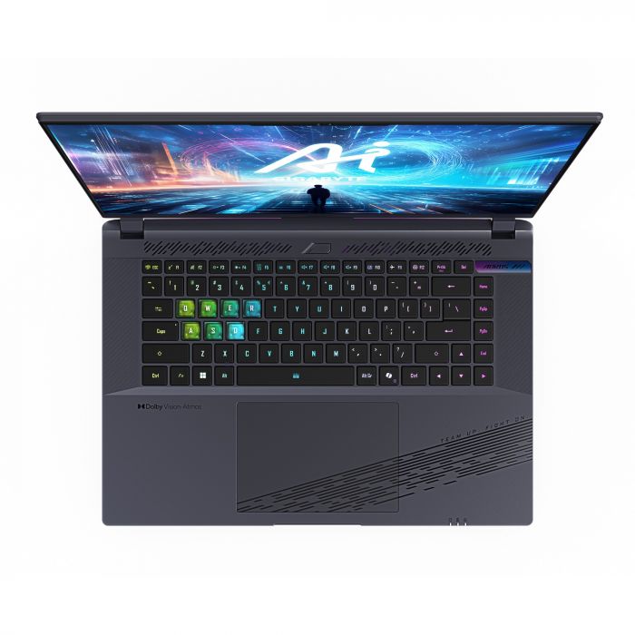 Ноутбук AORUS 16 QHD 165Hz, Intel i9-14900HX, 32GB, F2TB, NVD4070-8, W11, чорний