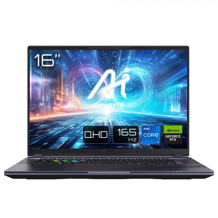 Ноутбук AORUS 16X 16.0 QHD 165Hz, Intel i7-13650HX, 16GB, F1TB, NVD4060-8, W11, чорний