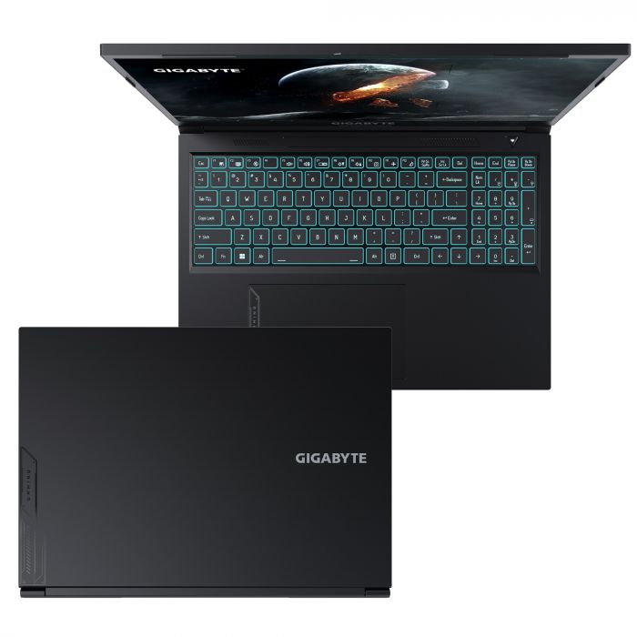 Ноутбук Gigabyte G6 16.0 FHD+ 165Hz, Intel i7-13620H, 16GB, F1TB, NVD4060-8, DOS, чорний