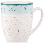 Чашка Ardesto Siena, 360мл, порцеляна, біло-блакитний
