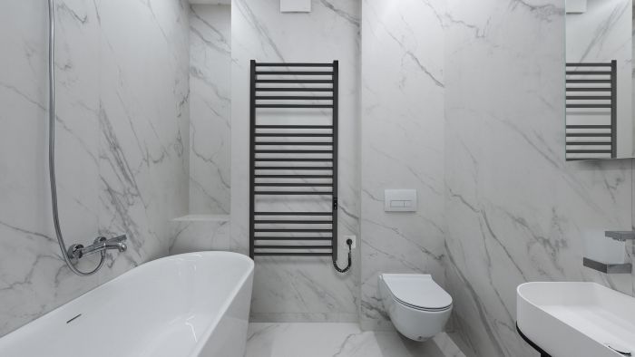 Рушникосушка Hygge Family електрична Derby, 1170х530х80мм, таймер-регулятор, сталь, чорний матовий