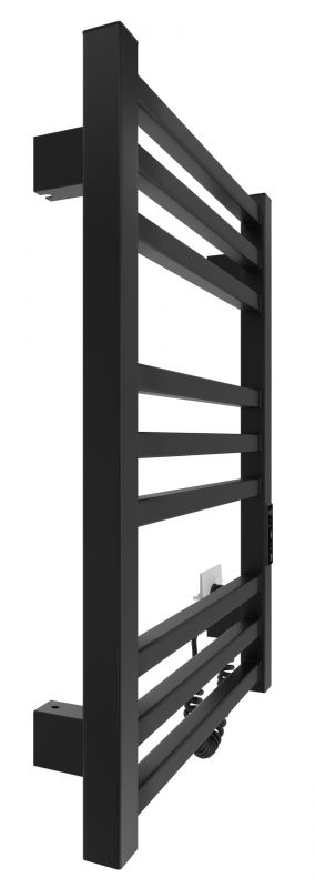 Рушникосушка Hygge Family електрична London, 570х430х80мм, таймер-регулятор, сталь, чорний матовий