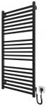 Рушникосушка Hygge Family електрична London, 1170х530х80мм, таймер-регулятор, сталь, чорний матовий