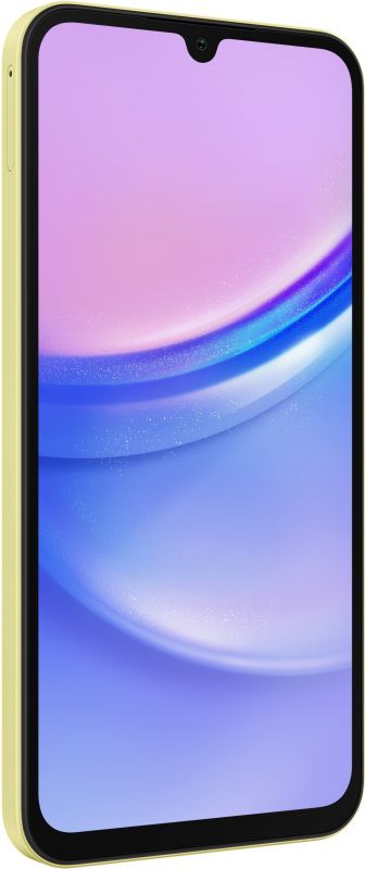 Смартфон Samsung Galaxy A15 (A155) 6.5" 8/256ГБ, 2SIM, 5000мА•год, жовтий