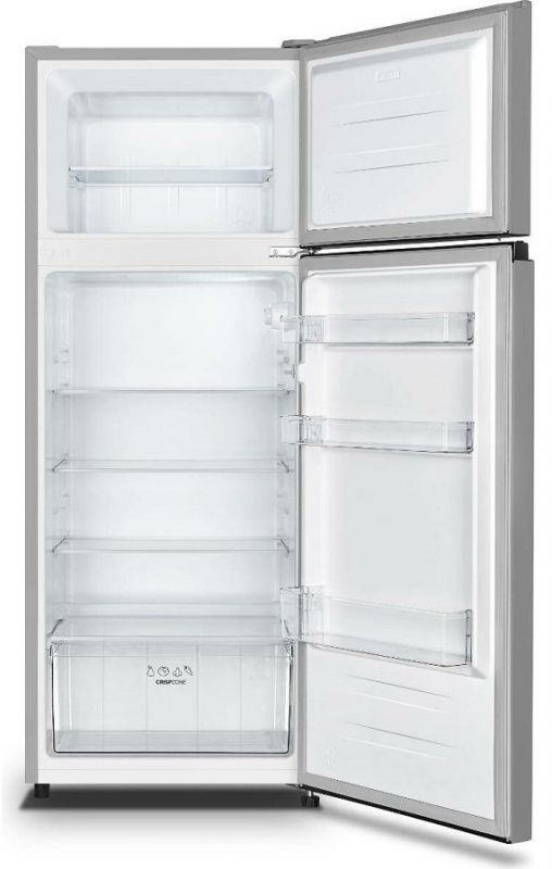 Холодильник Gorenje з верxн. мороз., 144x55x55, xолод.відд.-164л, мороз.відд.-41л, 2дв., A++, ST, сірий
