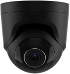 IP-Камера дротова Ajax TurretCam, 5мп, 4мм, Poe, True WDR, IP 65, ІЧ 35м, аудіо, кут огляду 75°до 85°, купольна, чорна